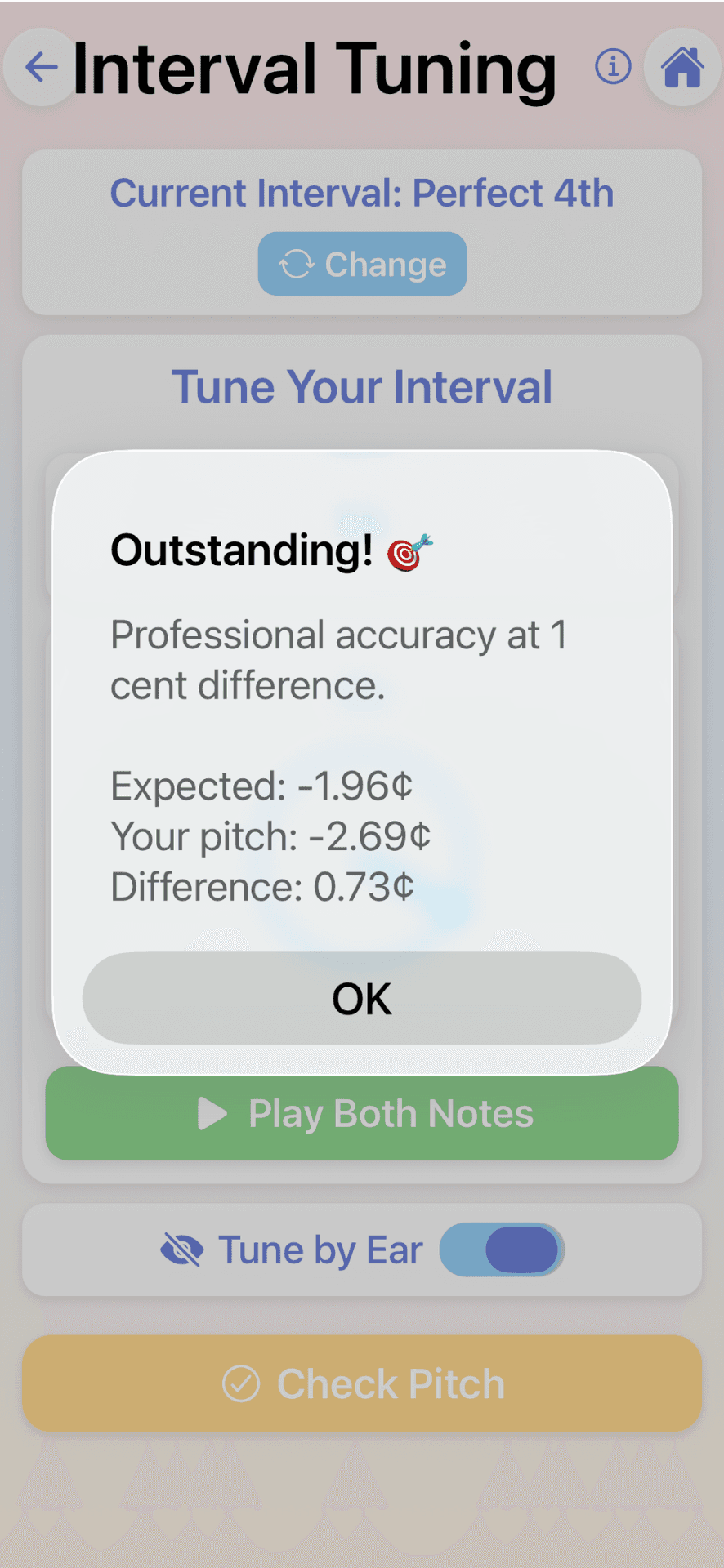 Just Intonation Mobile App screenshot 3