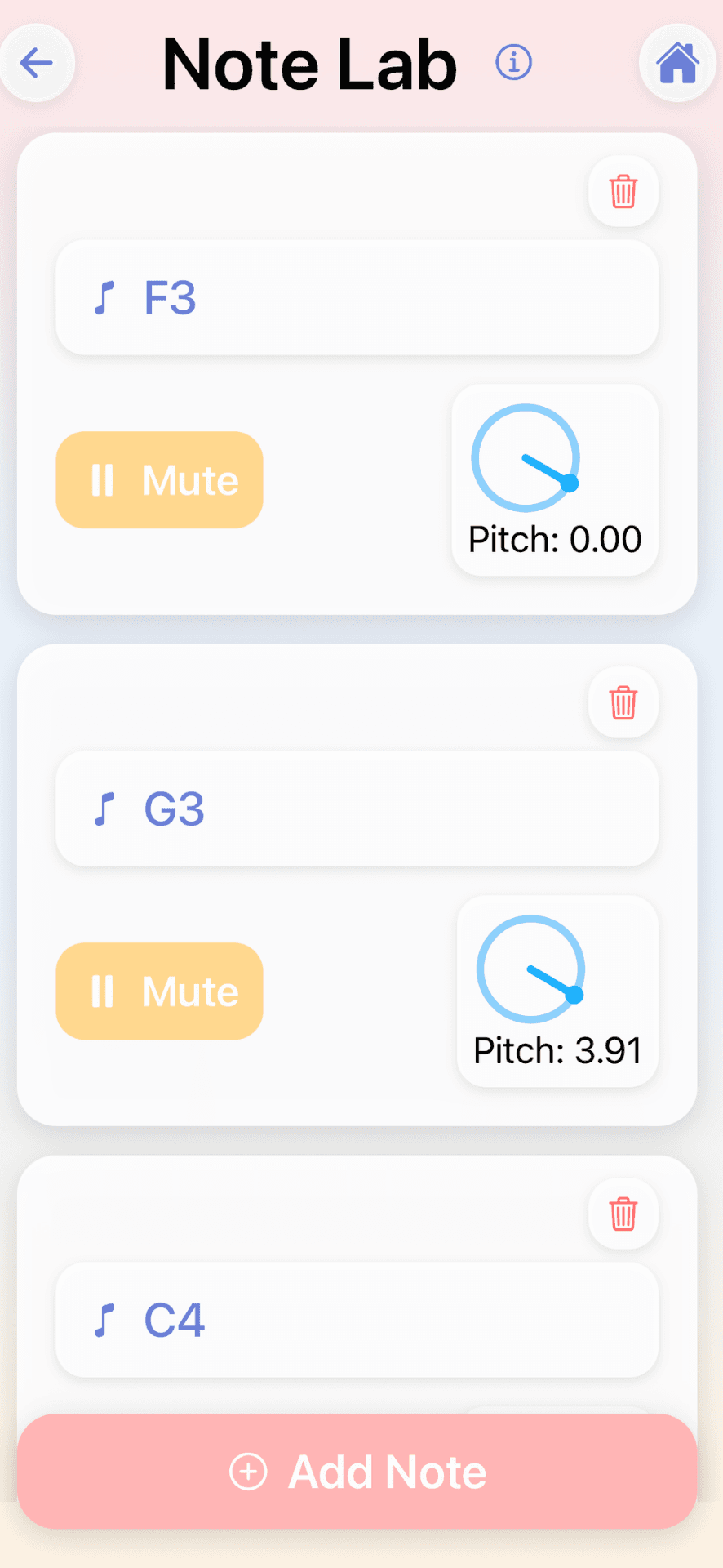 Just Intonation Mobile App screenshot 4